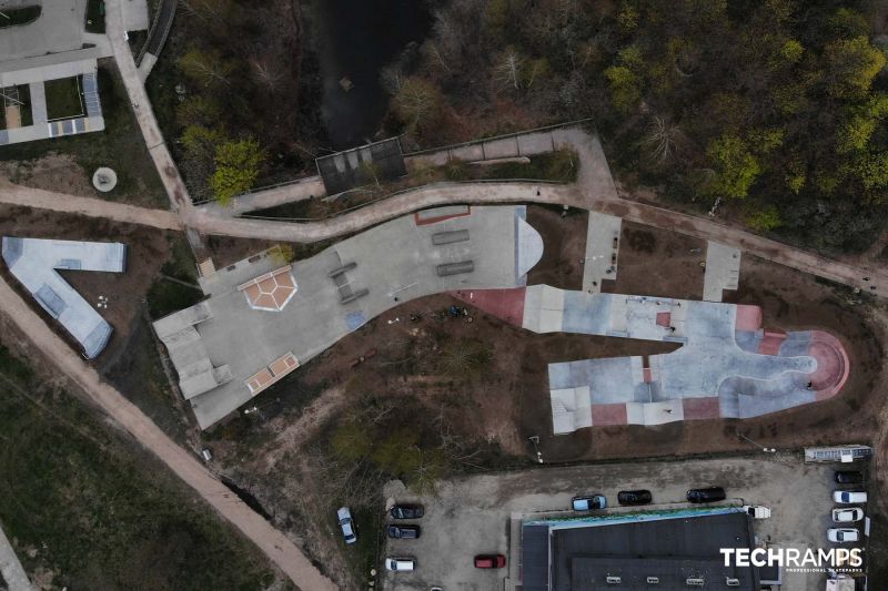 Betong skatepark i Kielce