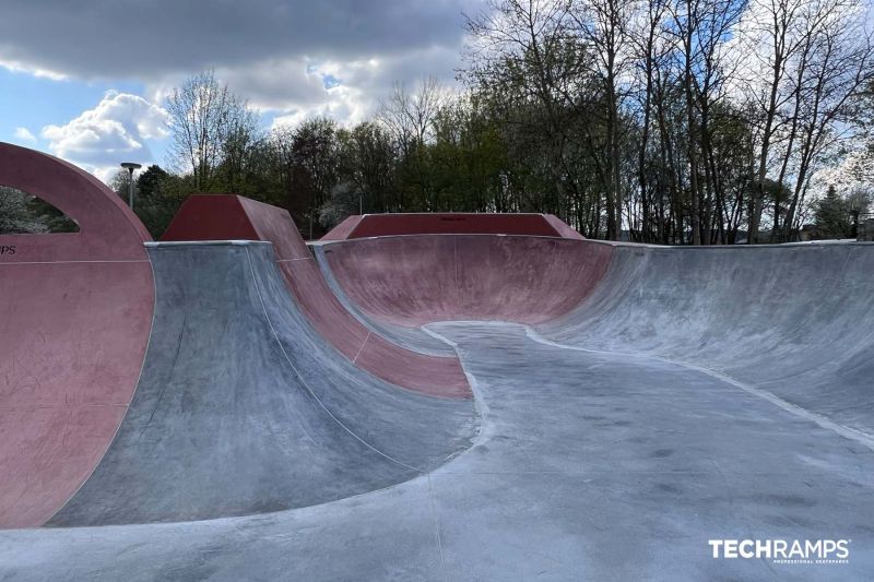 Design og bygging av skateparker i betong