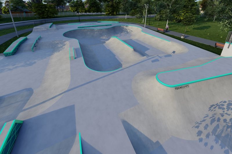 Návrh a výstavba betónových skateparkov 