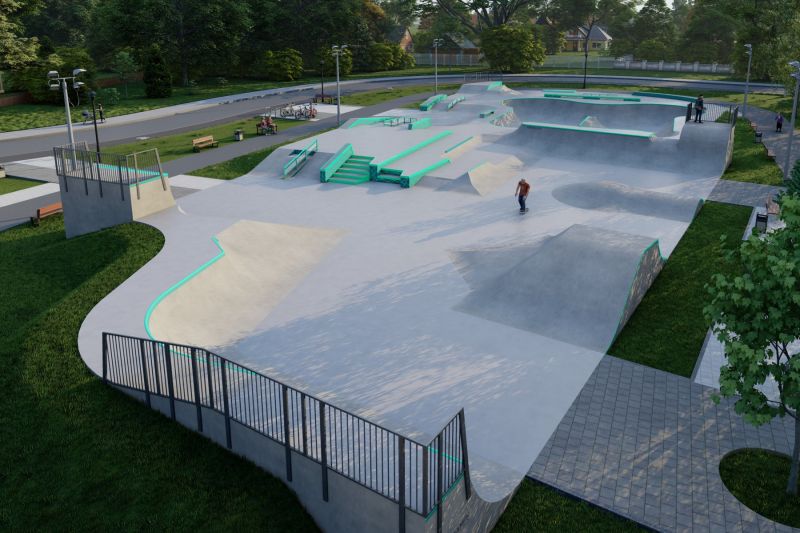 Návrh a výstavba betónových skateparkov 