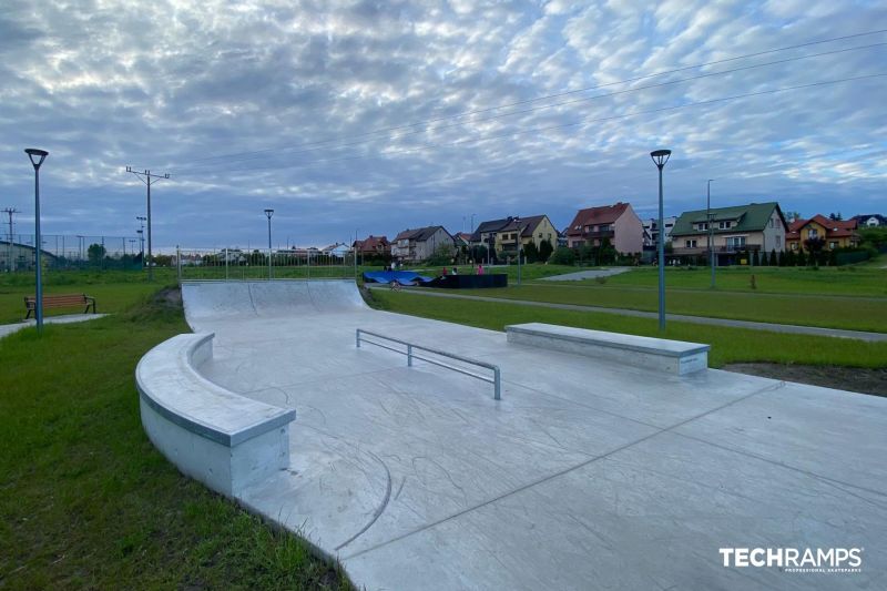 Betónový skatepark Chęciny