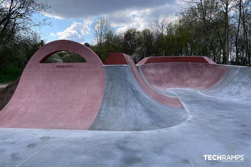 Návrh a výstavba betónových skateparkov