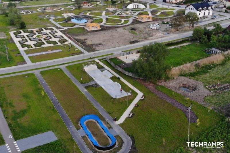 Betónový skatepark Chęciny