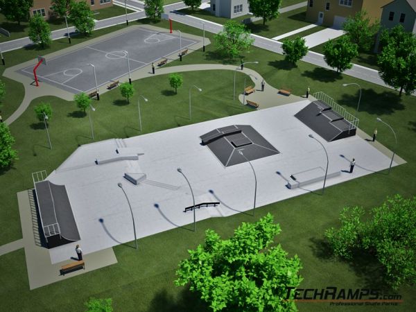 Betonowy skatepark - przykład 030510