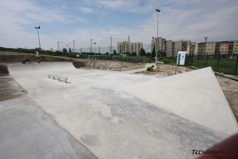 Skatepark Opole - końcówka prac