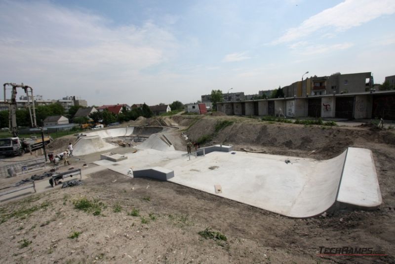 Skatepark Opole - końcówka prac