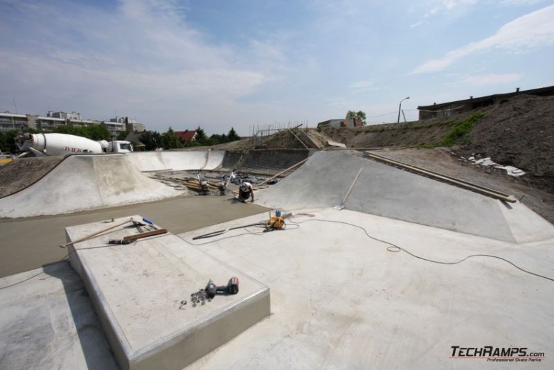 Skatepark Opole - końcówka prac