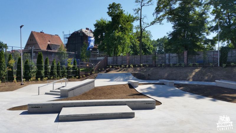 Concrete skatepark Żagań