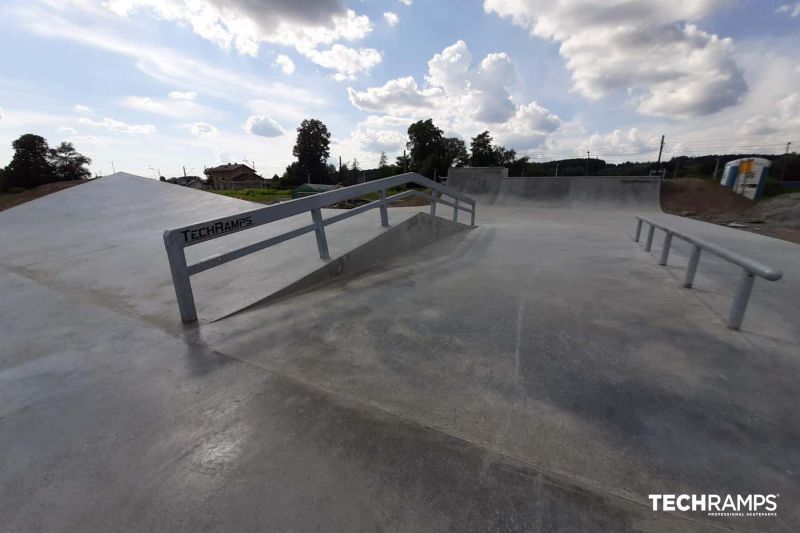 Concrete skatepark