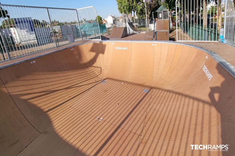 Techramps modular skateparks