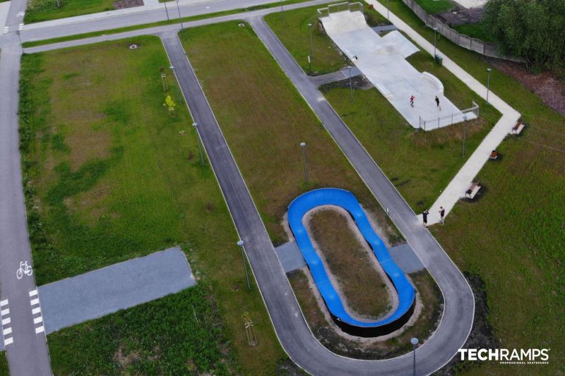 Concrete skatepark