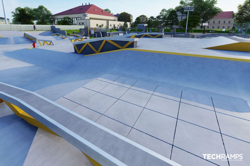 Concrete skatepark project - Minsk Mazowiecki