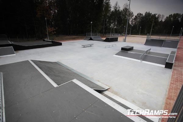 Dąbrowa górnicza Skatepark panorama