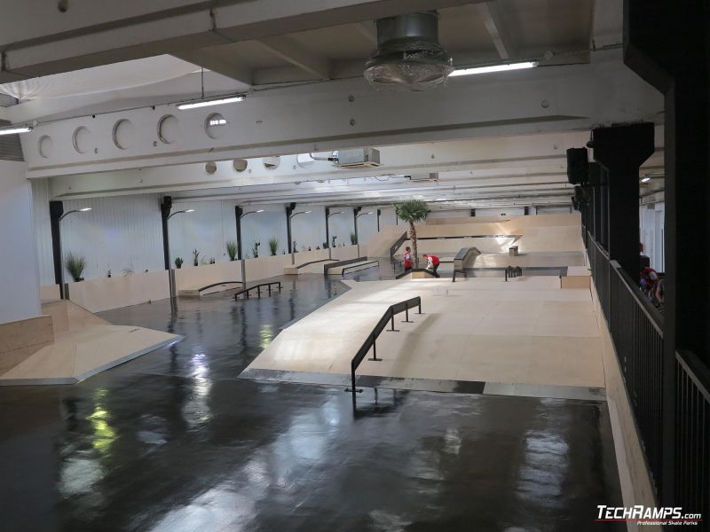 Drewniane elementy skatepark Warszawa