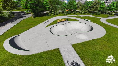 Example of concrete skatepark No. 112015