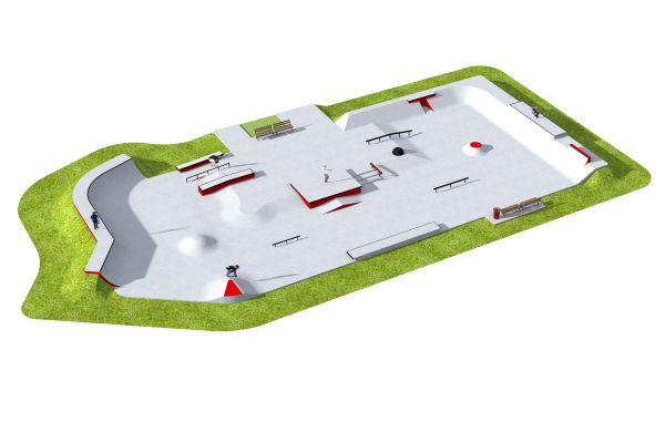 Exemple de skatepark - 390112