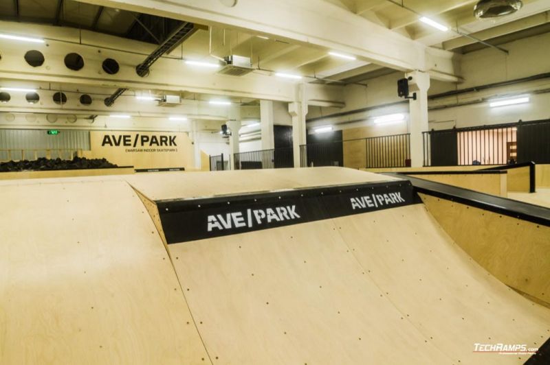 New indoor skatepark in Warsaw