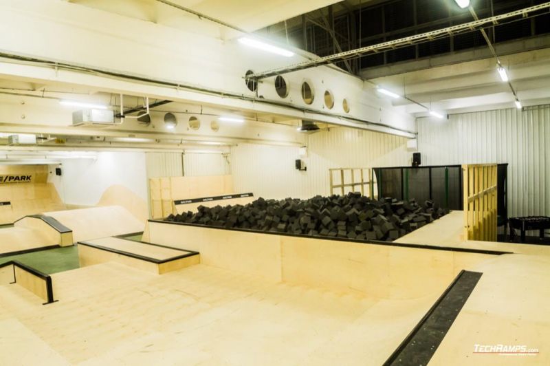 New indoor skatepark in Warsaw