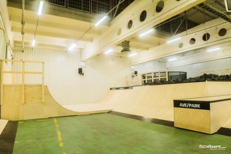 New indoor skatepark in Warsaw