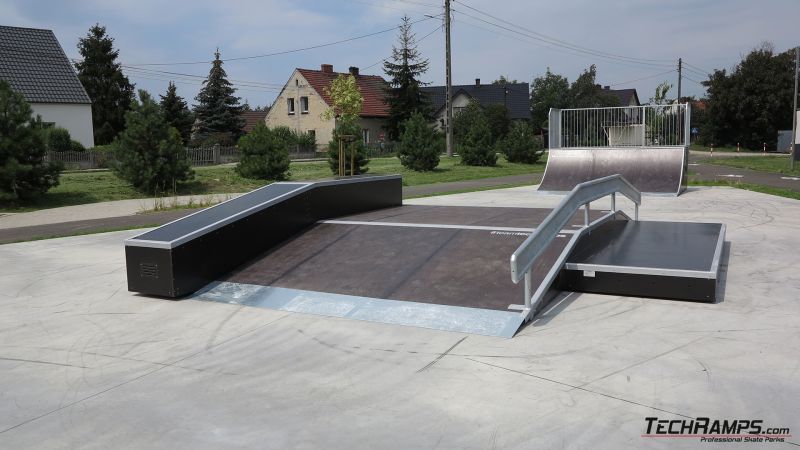Skatepark med standard teknologi 
