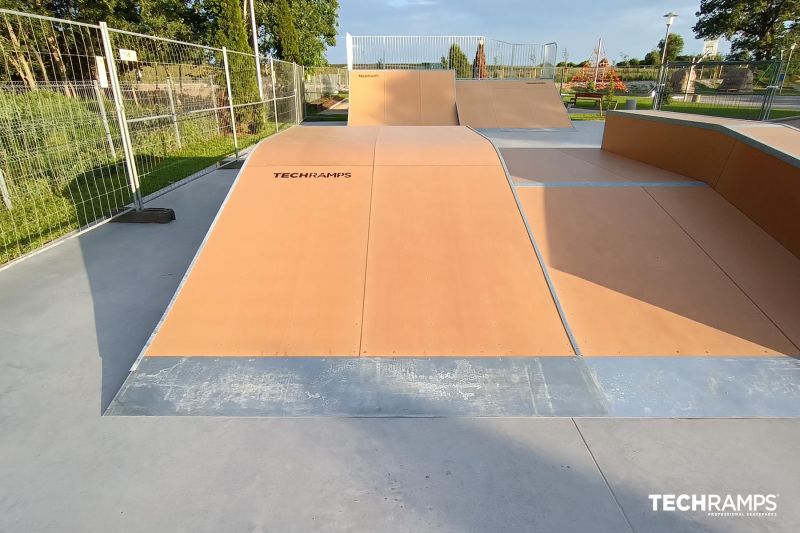 Funbox do skoków - skatepark 