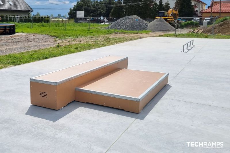 Podwójny Gridbox  -  Igołomia skatepark 