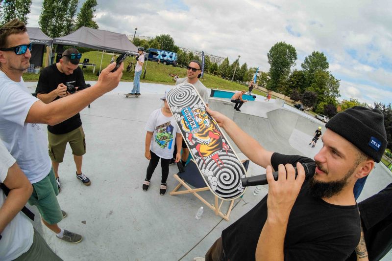 Otvorenie skateparku - Kraków Widok