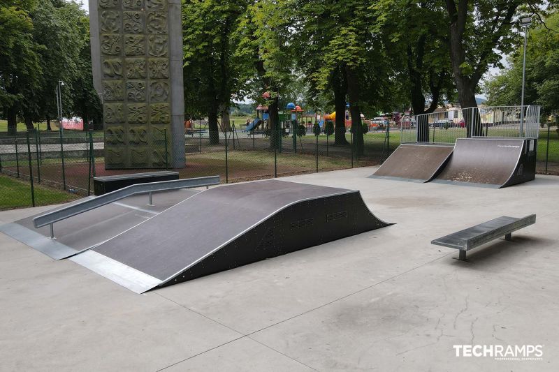 Jumpbox a Funbox - Skatepark Jawor 