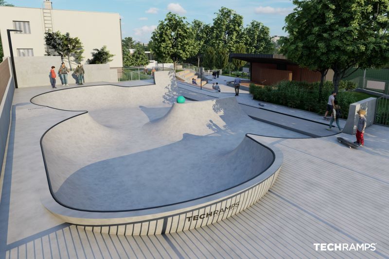 Projekt skateparku Radziechowy