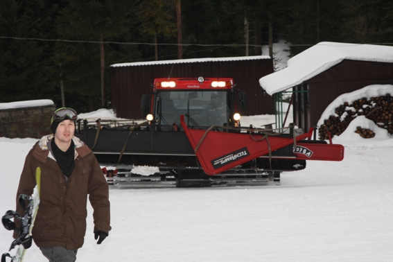 Koninki Snowpark - ratrak