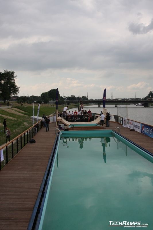 Kraków plaża - Techramps / Cool Sport Skate-Boat Contest