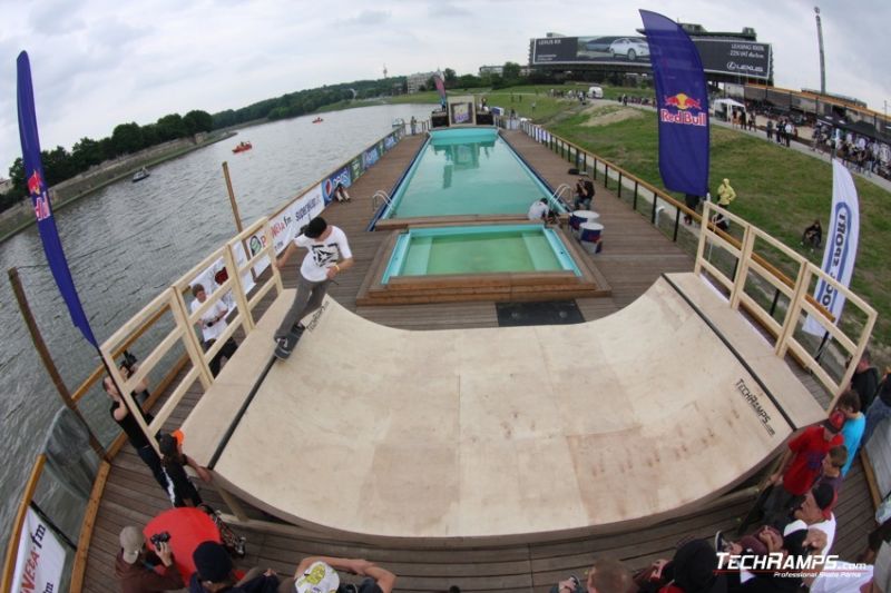 Kraków plaża - Techramps / Cool Sport Skate-Boat Contest