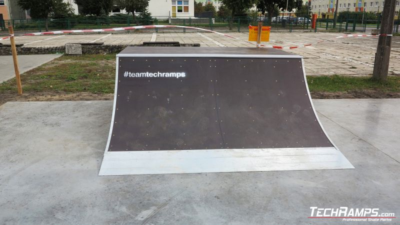 Quarter pipe skatepark Grudziadz