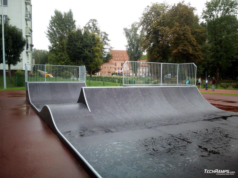 Mini spin ramp, 3 maja street in Giżycko