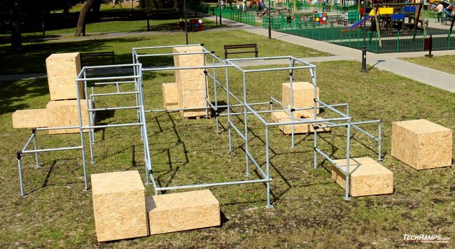 Mobile Parkour Park in Lublin