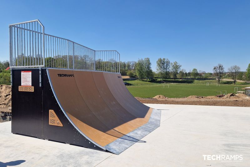 Techramps modular skatepark