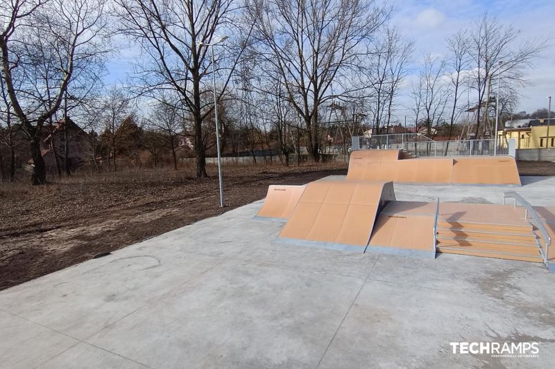 construction of a skatepark 