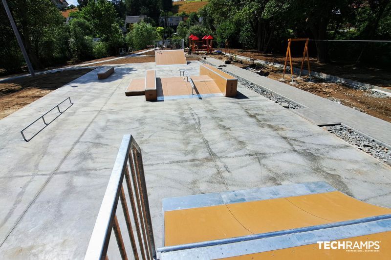 Modular skatepark - Jordanów