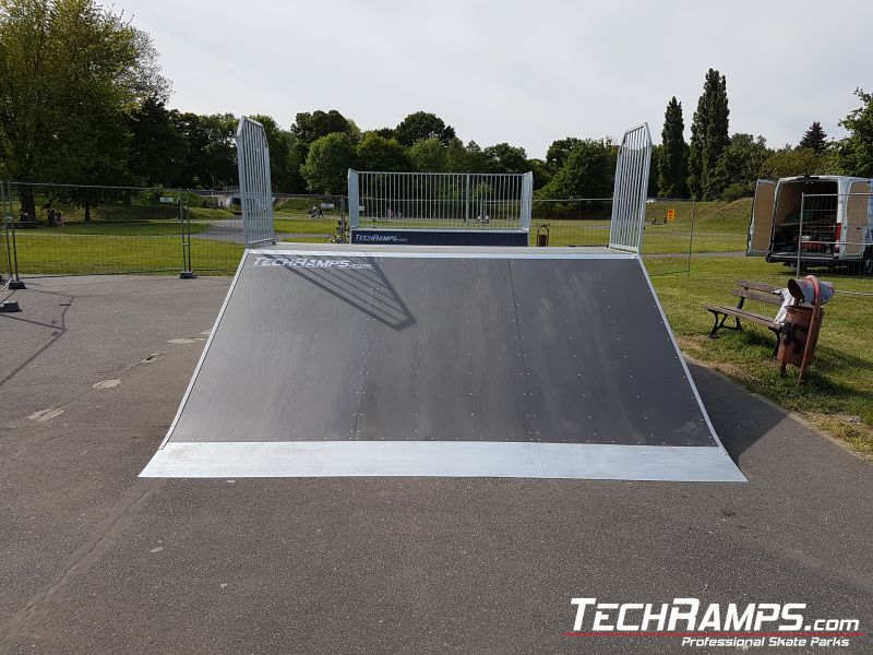 wooden bank ramp  Techramps 