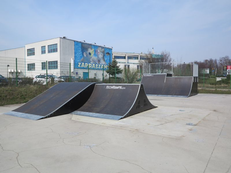 Modułowe elementy - Tarnowskie Góry skatepark - woj. śląskie