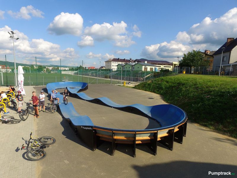 modułowy pumptrack w Dukli