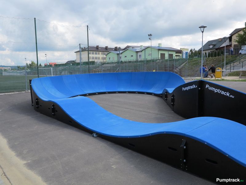 modułowy pumptrack w Dukli