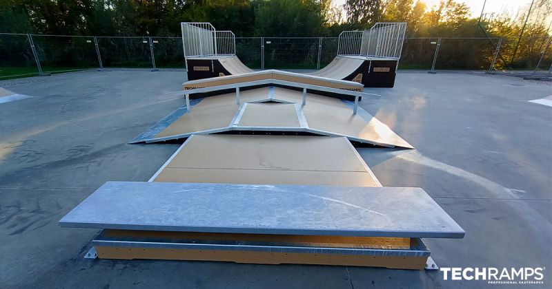 Modułowy skatepark Funbox