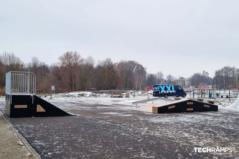 Modulárny skatepark Techramps