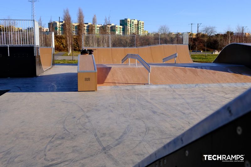 Vroclavský skatepark modułowy