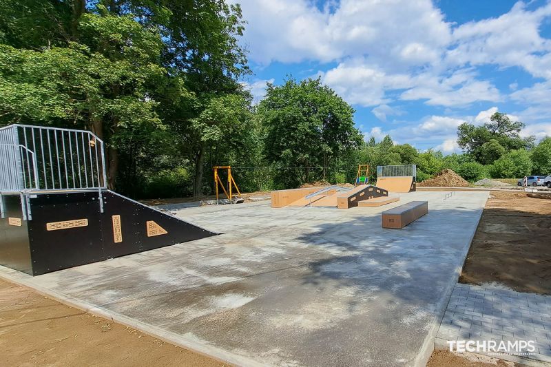 Modulárny skatepark - Jordanów