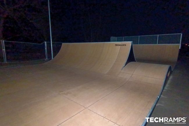 Modulárny skatepark - Wroclaw (Spinramp)
