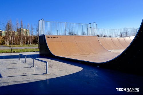 Modulárny skatepark - Wrocław ul. Sukielicka