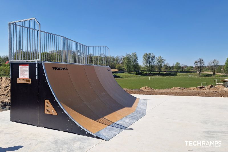 Techramps modulær skatepark