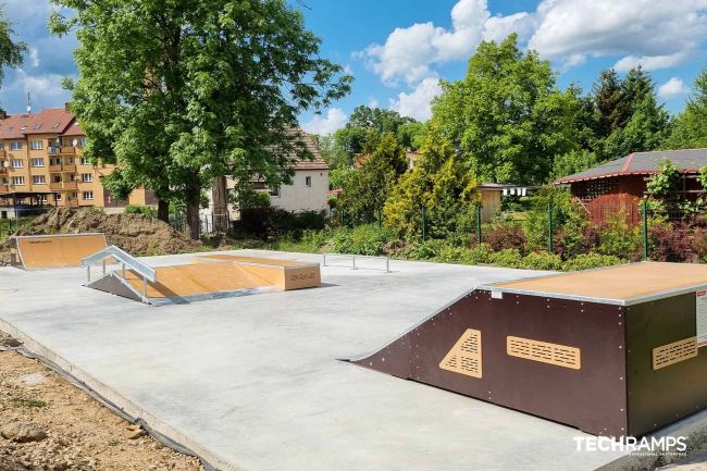 Modulær skatepark - Mieszkowice Modulær skatepark - Mieszkowice